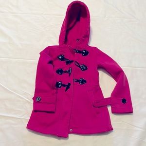Pink platinum Coat with hood